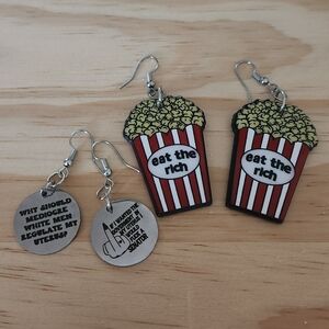 Snarky Quote Earrings